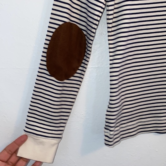 Lauren Ralph Lauren Long Sleeve Faux Suede Elbow Patches and Neck… - Picture 6 of 7